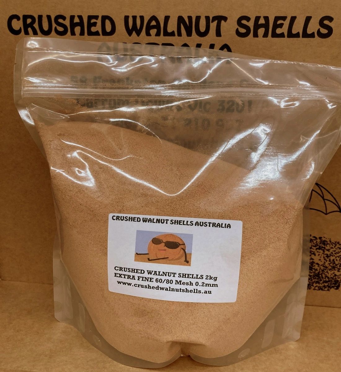 WALNUT POWDER 2kg Extra Fine Walnut Shells Ground Powder, Cosmetic